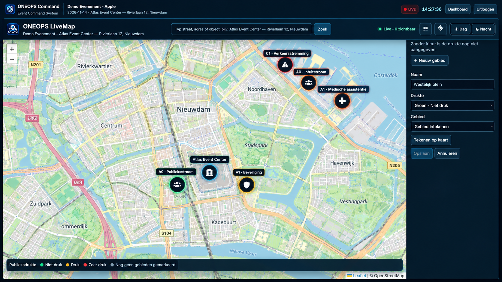 ONEOPS Command multidisciplinaire LiveMap